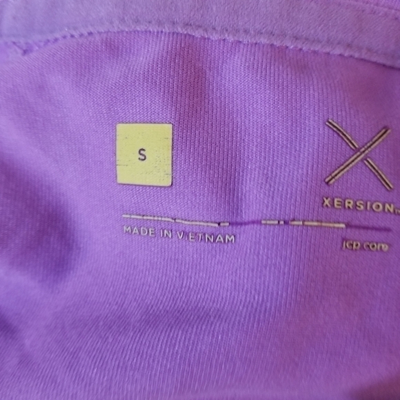 Xersion sz sm athletic jacket lilac 1/4 zip - Picture 8 of 10